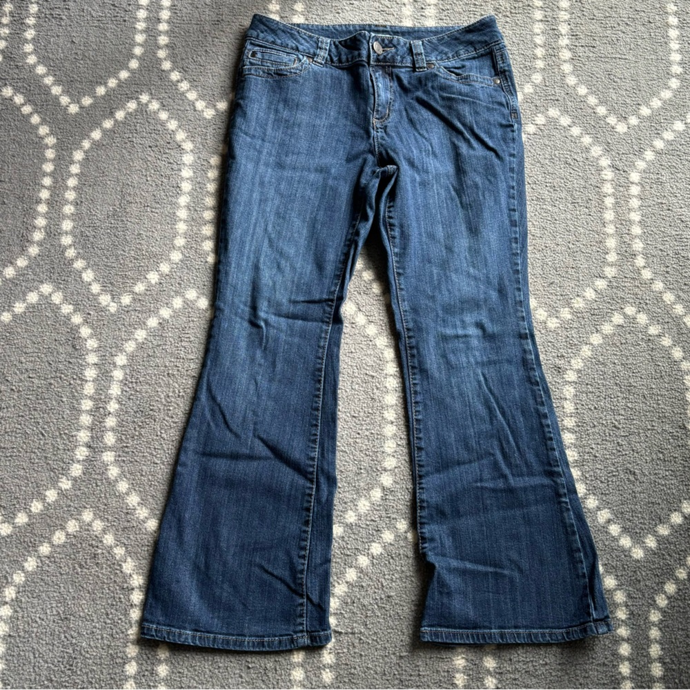 Liz Claiborne - Dark Blue Women's Flare Jeans - Women’s 10P